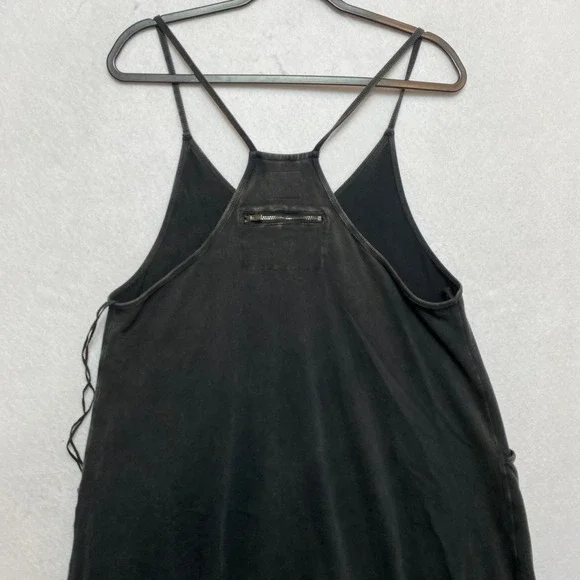 Free Movement FP Jumpsuit Overalls Womens Size Small Charcoal Harem Romper - Picture 8 of 9